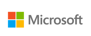 A black and white image of the microsoft logo.